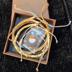 Elegant Multicolor Beaded Bracelet Set